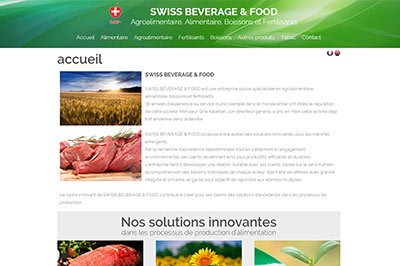site import export agro alimentaire Suisse