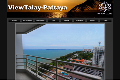 site location appartements MG Pong Pattaya Thaïlande