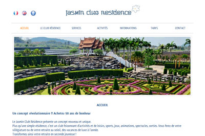 exemple de site 123proweb jasminclubresidence.com
