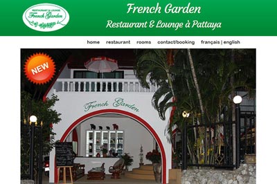 site restaurant French Garden Pattaya Thaïlande