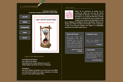 site présentation du livre Les Centuriennes
